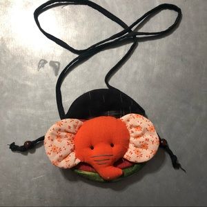 Sweet Elephant theme crossbody purse/bag.